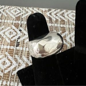 Silpada Vintage Rare .925 Sterling Silver Clasique Bubble Ring